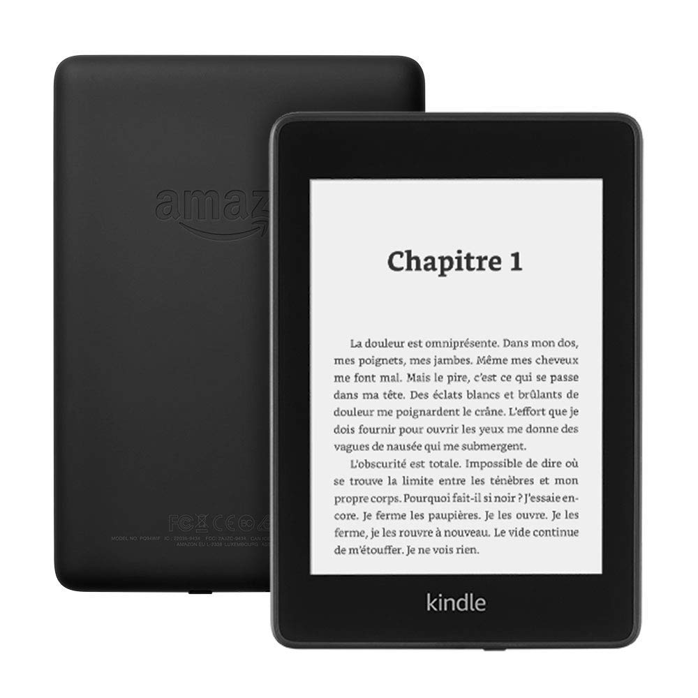 Kindle Paperwhite d'Amazon, face avant arrière