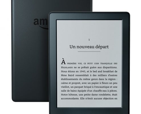 La Kindle Amazon - Face avant et arrière